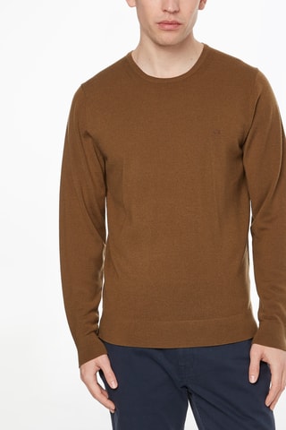 Pull en laine Marron