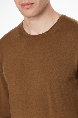 Pull en laine Marron