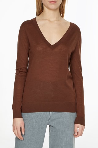 Pull en laine - Marron
