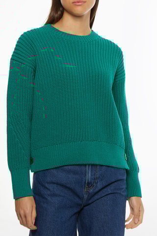 Pull en coton biologique Vert