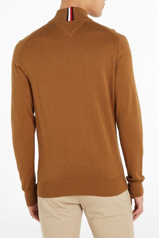 Pull en coton biologique et cachemire - Marron