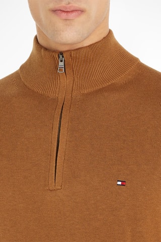 Pull en coton biologique et cachemire - Marron