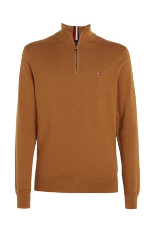 Pull en coton biologique et cachemire - Marron