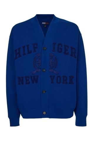 Gilet en coton biologique Bleu