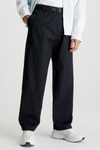 Pantalon droit Noir