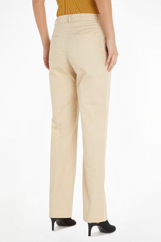Pantalon droit Beige