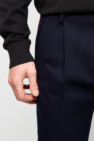 Pantalon droit Bleu nuit