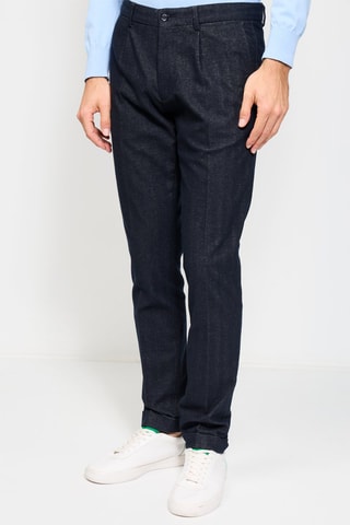 Pantalon droit Bleu marine