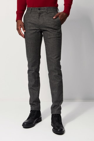 Pantalon slim Gris foncé