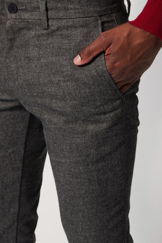 Pantalon slim Gris foncé