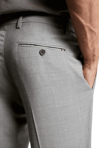 Chino en laine vierge Gris chiné