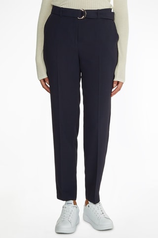 Pantalon droit Bleu nuit