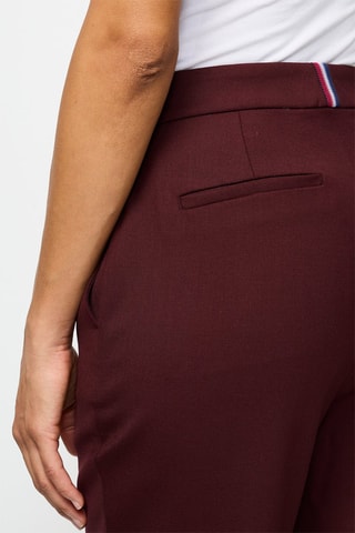 Chino en laine Bordeaux