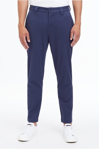 Chino en coton biologique Bleu marine