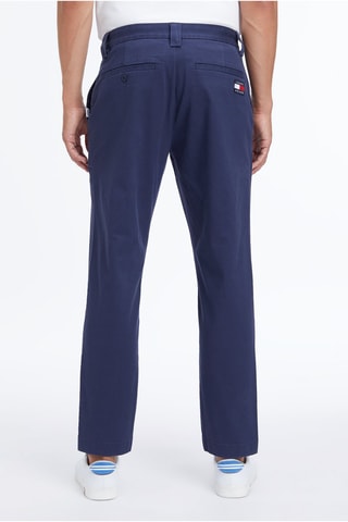 Chino en coton biologique Bleu marine