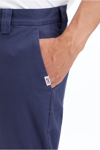 Chino en coton biologique Bleu marine
