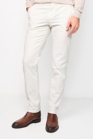 Pantalon droit Blanc
