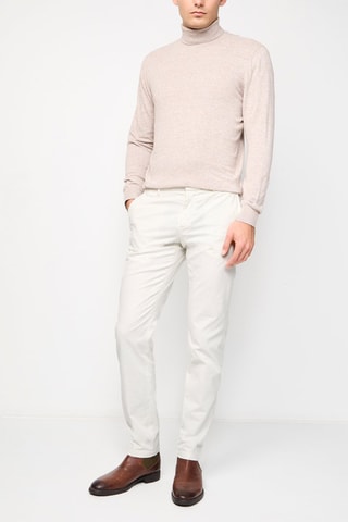 Pantalon droit Blanc