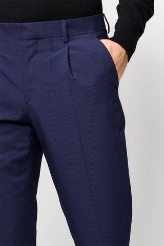 Pantalon droit Bleu marine