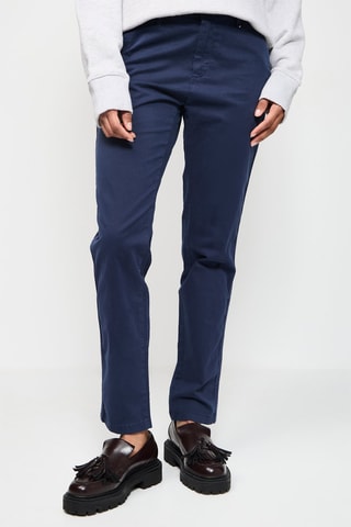 Pantalon droit Bleu marine