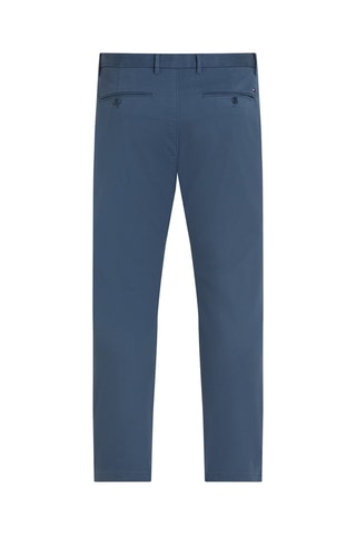 Chino en coton biologique Bleu