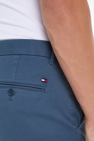 Chino en coton biologique Bleu