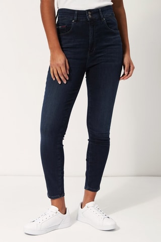 Pantalon skinny 7/8 Bleu marine