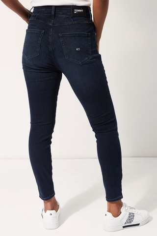 Pantalon skinny 7/8 Bleu marine