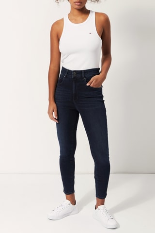 Pantalon skinny 7/8 Bleu marine
