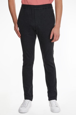 Chino en laine Noir