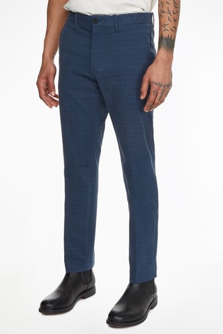 Pantalon droit Bleu