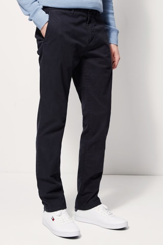 Chino en coton biologique Bleu marine