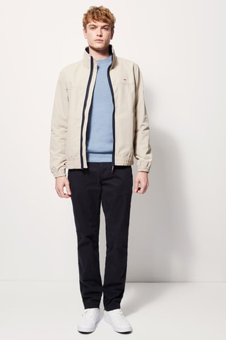 Chino en coton biologique Bleu marine