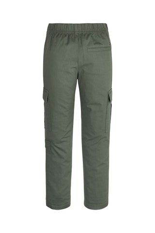 Pantalon cargo en coton biologique Vert