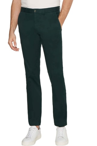 Chino en coton biologique Vert