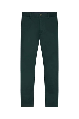 Chino en coton biologique Vert