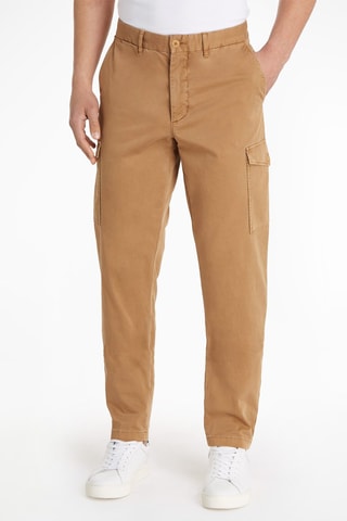 Pantalon cargo en coton biologique Marron