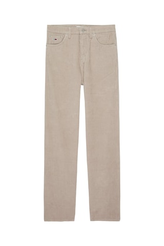 Pantalon droit en velours Beige