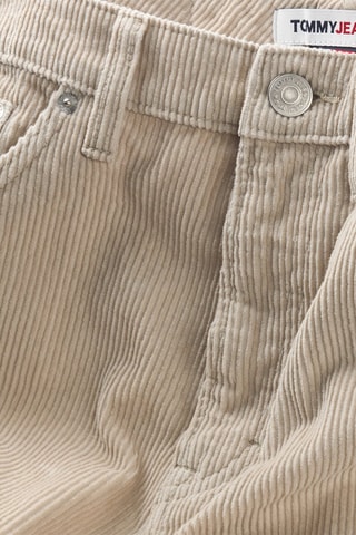 Pantalon droit en velours Beige