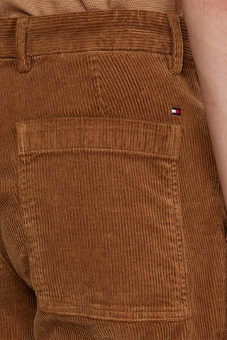 Jean slim en velours Marron