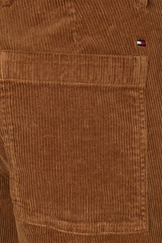 Jean slim en velours Marron