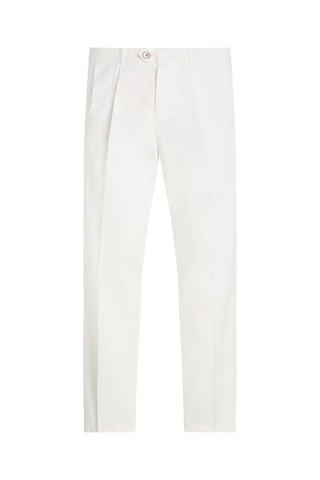 Jean droit en coton biologique Blanc