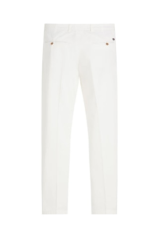 Jean droit en coton biologique Blanc