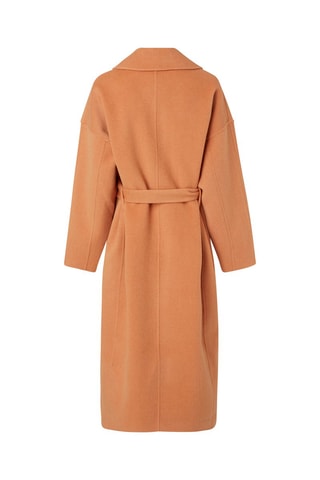 Manteau en laine Rouge brique