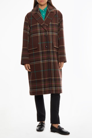 Manteau en laine Vert