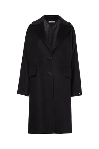 Manteau en laine Noir