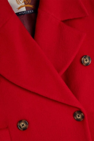 Manteau en alpaga Rouge