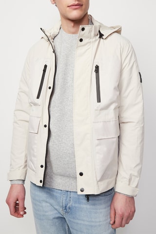 Veste à capuche - Beige