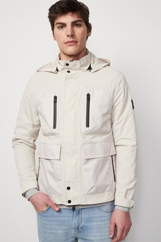 Veste à capuche - Beige
