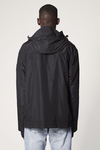 Coupe-vent à capuche - Noir